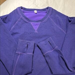 Lululemon  Voyage Pullover Power Purple Crewneck Sweatshirt 10